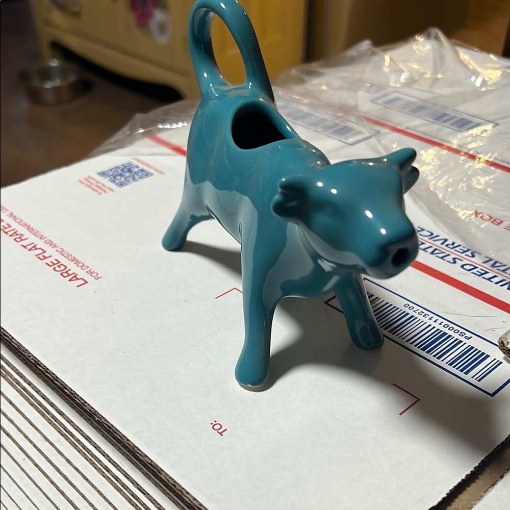 The Pioneer Woman Teal Cow Creamer